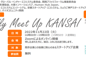 第５回リバースピッチ「Friendly Meet Up KANSAI」を開催します！（11月22日16時～）